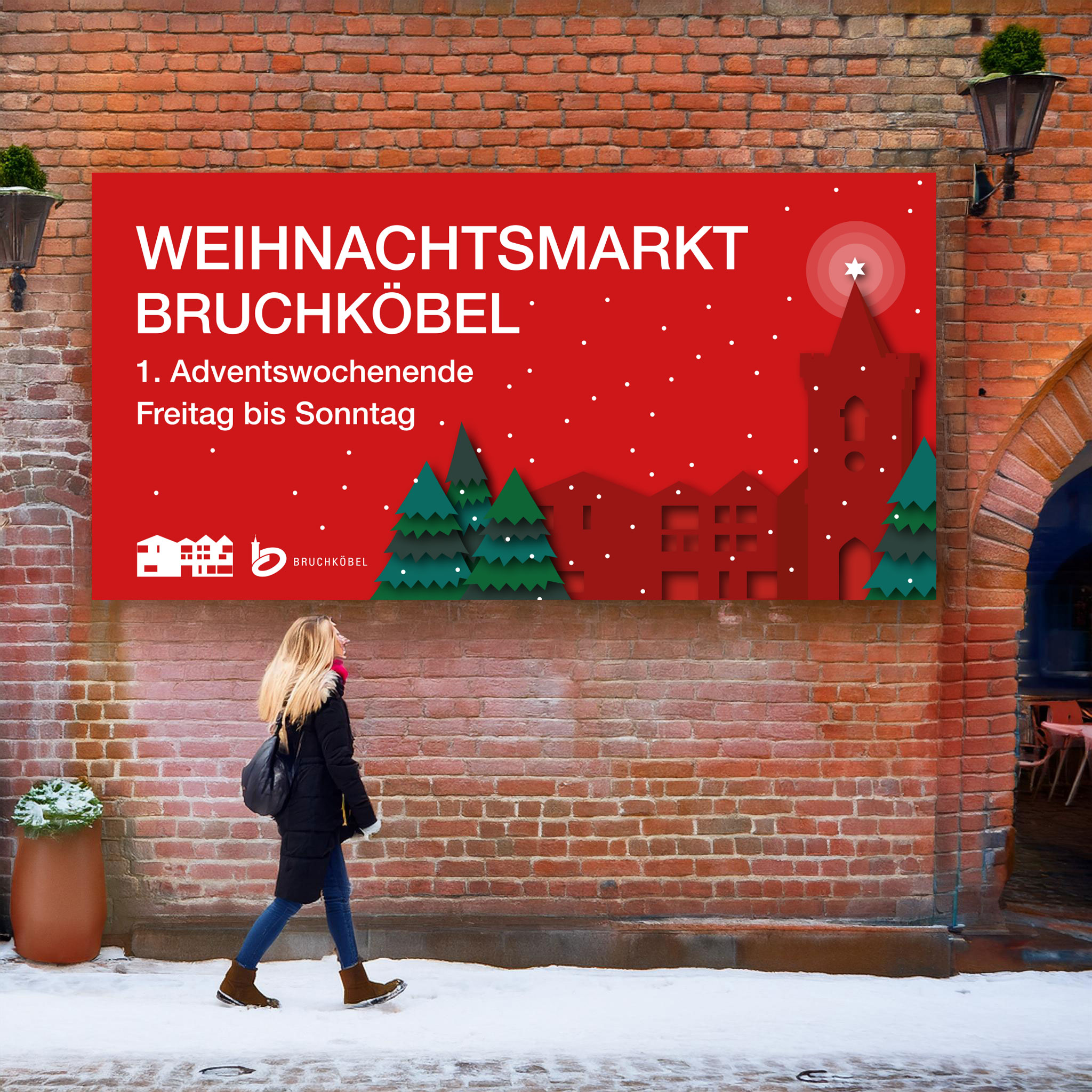 Weihnachtsmarkt Bruchköbel – festliche Stände, Lichter und Besucher