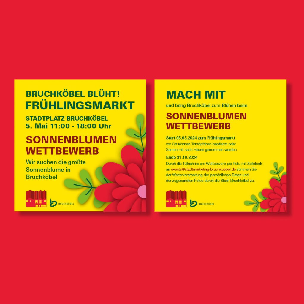 Frühlingsmarkt Bruchköbel – buntes Marktgeschehen mit Ständen und Besuchern